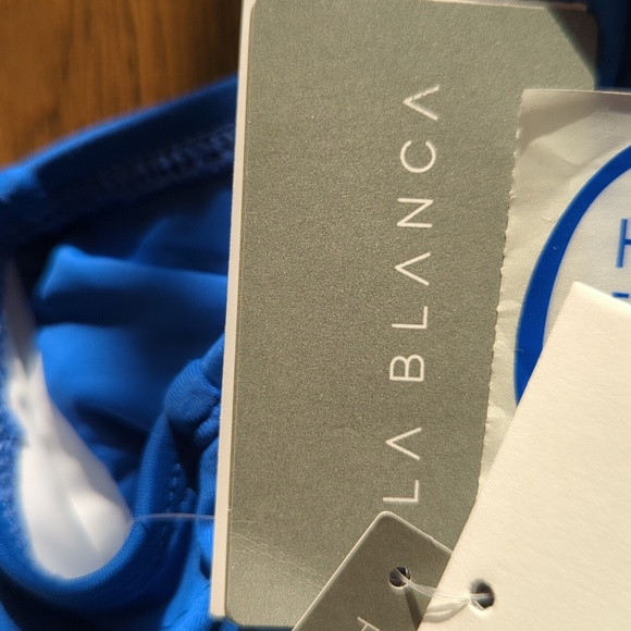 La Blanca Island Goddess Capri Blue Swim Bottom - Picture 13 of 14